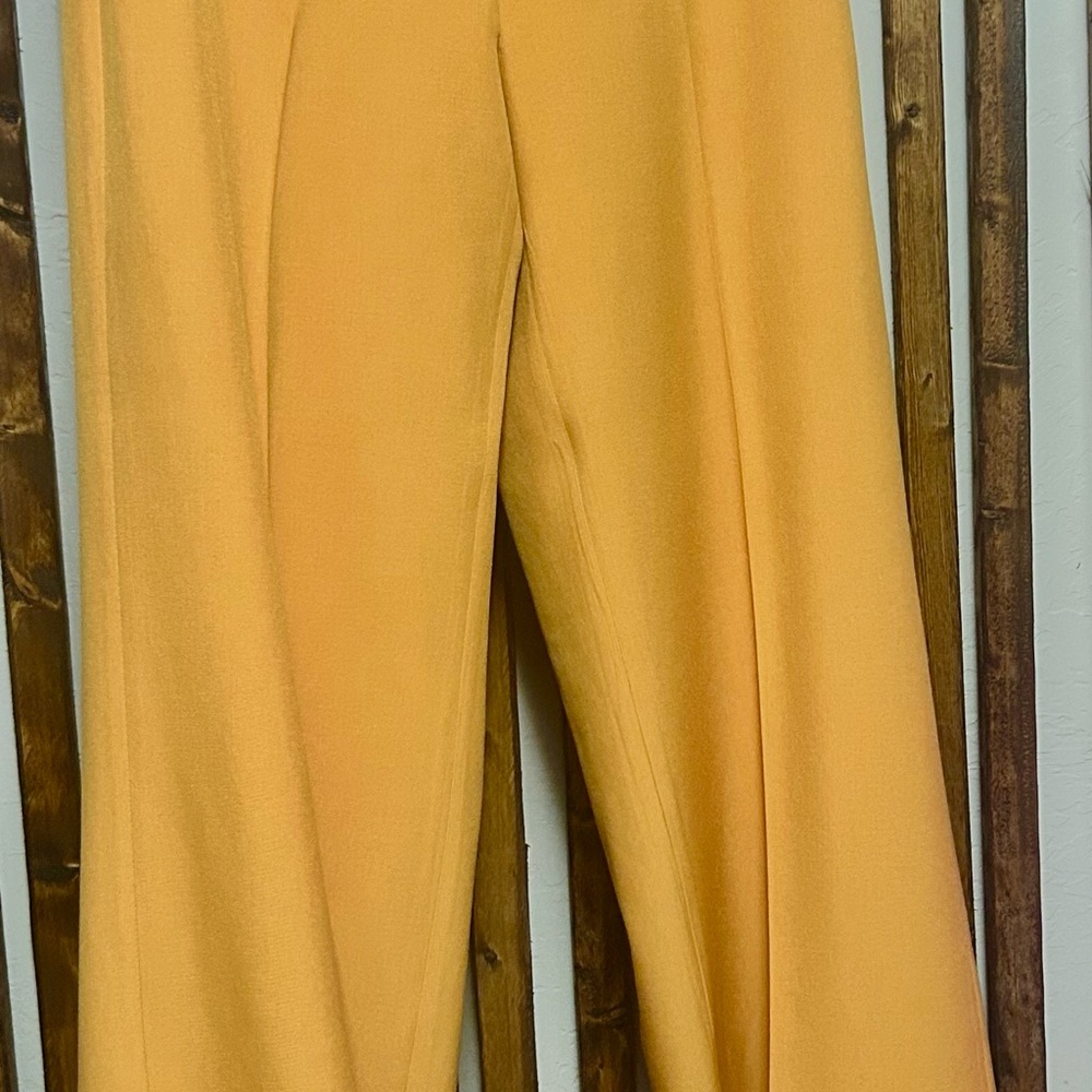 Banana Republic Yellow Wide-Leg Pants - Picture 2 of 9